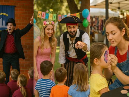 Perth children's entertainers at kids' parties