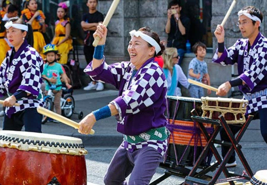 Japanese drummers